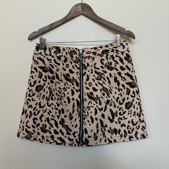 🔸 Forever 21 🔸 animal print skirt - Picture 2 of 8
